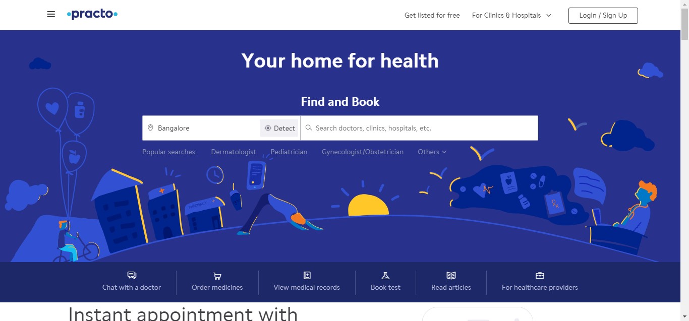 Practo - Profile